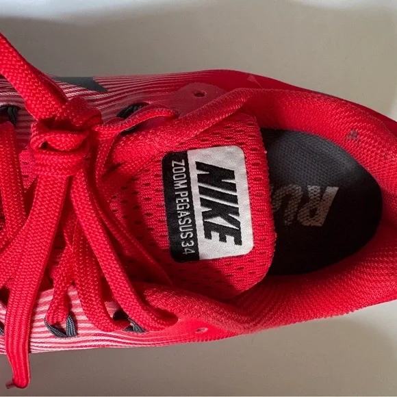 Nike Zoom Pegasus 34 speed red 9.5 - Picture 7 of 9